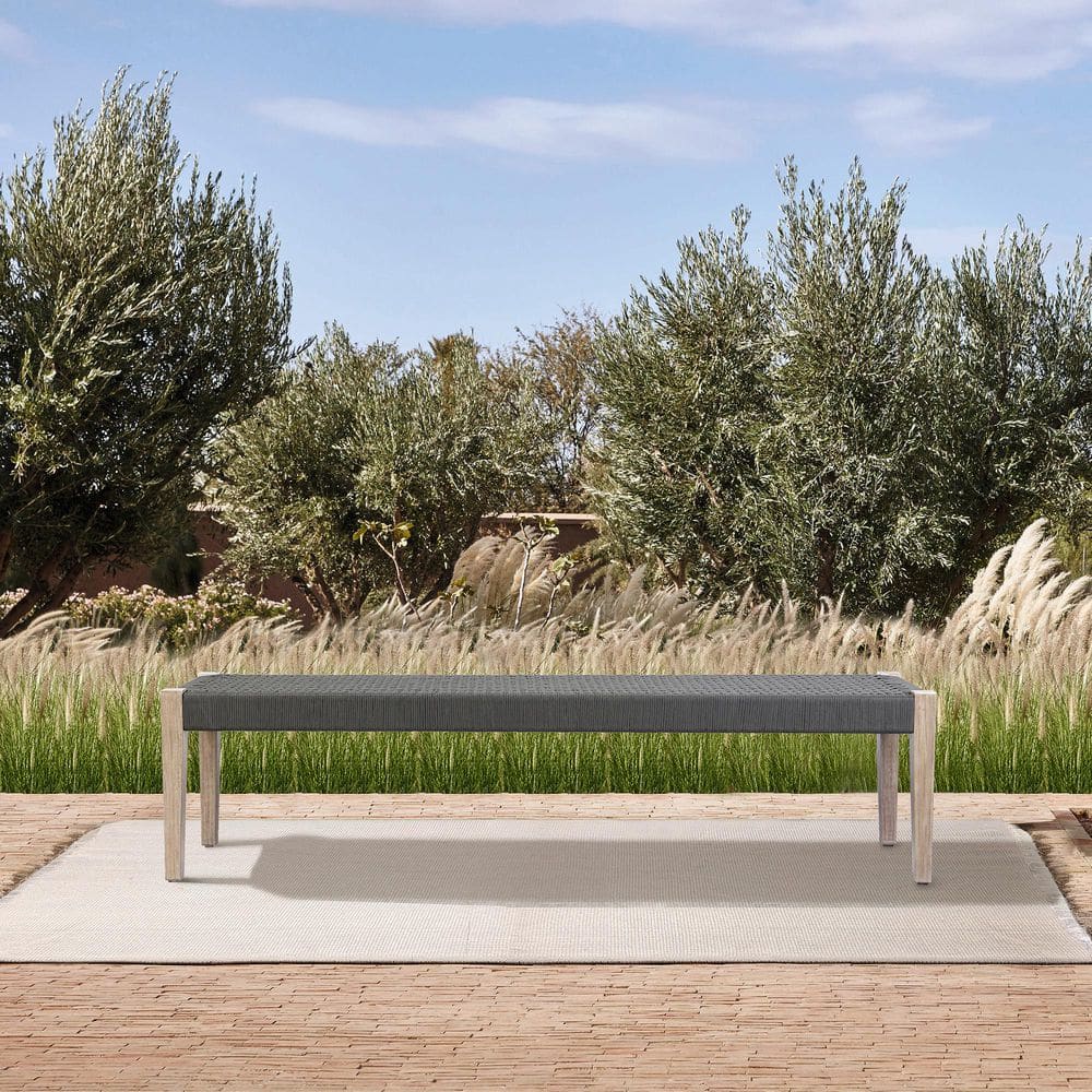 Camino Light Eucalyptus Wood Outdoor Dining Bench price history on PriceWatchPro