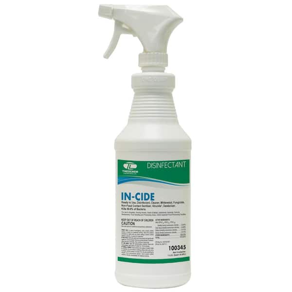 Theochem Laboratories In-Cide 32 oz. Fresh Disinfectant (3-Pack) 100345-Q  COMBO1 - The Home Depot