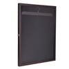 Aoibox 23 in. x 31 in. Matte Black Jersey Shadow Box Jersey Display Case  Picture Frame with 2-Hangers (Set of 1) ZSNMX003 - The Home Depot