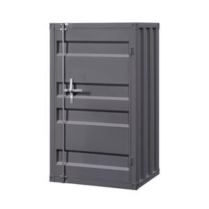 22 in. Gray 5-Drawer Chest of Drawers