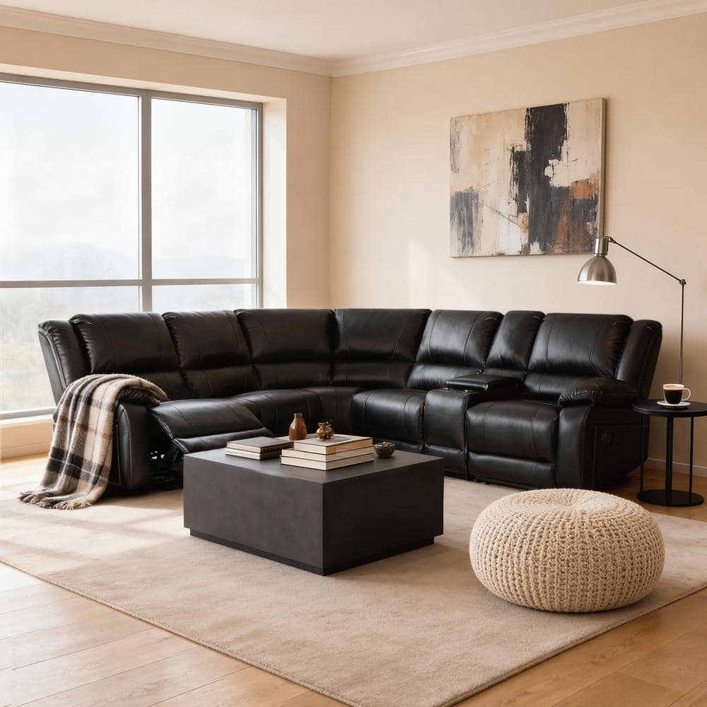 Ellesophas 109 in. 6 Pieces Modular Modern Contemporary Faux