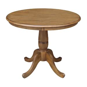 Dining Essentials Distressed Pecan Dining Table