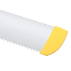 3600 12 ft. Indoor Yellow and Silver Aluminum Shop Ceiling Fan with Wall Control