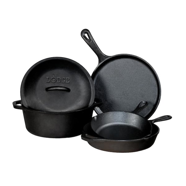 5-Piece Cast Iron Cookware Set
