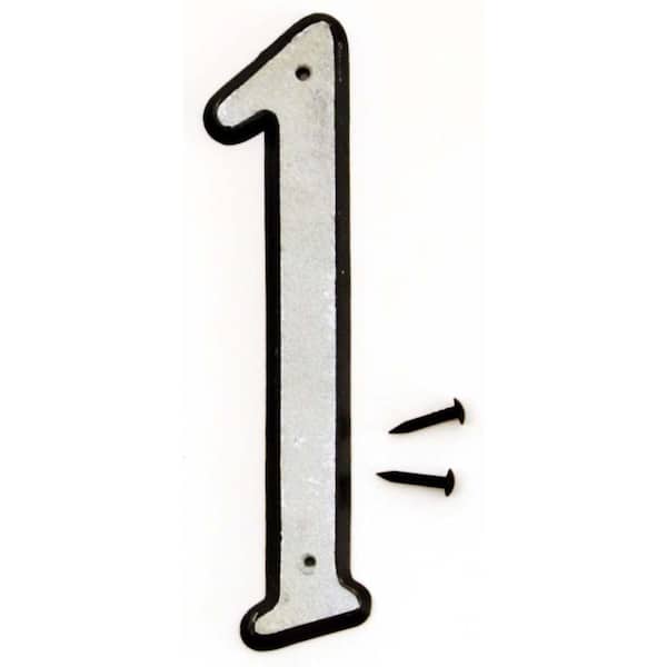 HY-KO 4 in. Plastic Reflective Number 1