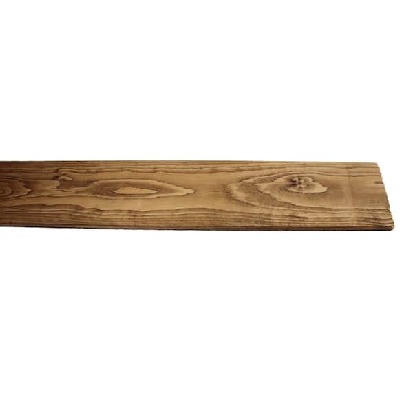 Unbranded 2 in. x 3 in. x 8 ft. Pre-Stained Fencing Backer Rail
