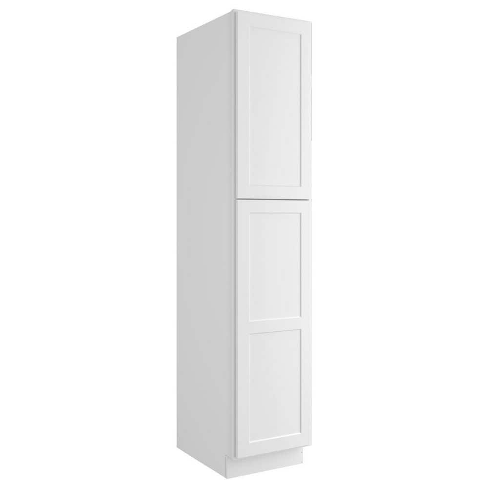 18-in W X 24-in D X 84-in H in Shaker White Plywood Ready to Assemble Floor Wall Pantry Kitchen Cabinet price history on PriceWatchPro