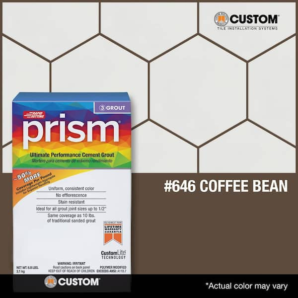 Prism #646 Coffee Bean 17 lb. Ultimate Performance Grout