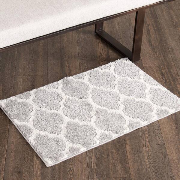 Seyward Light Gray/Buff 2 ft. x 3 ft. Trellis Area Rug