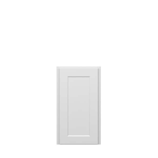 Unbranded Norfolk Shaker 12 in. W x 30 in. H x 12 in. D in Painted White Plywood Assembled Wall End Corner Standard Cabinet