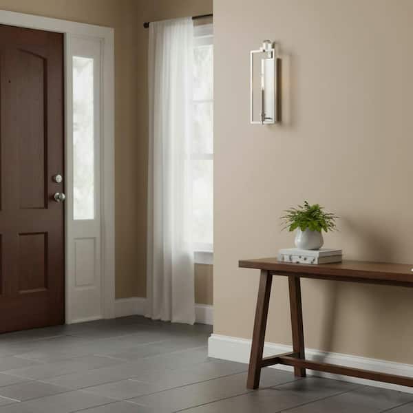 LARK Stassi 1-Light Brushed Nickel Sconce