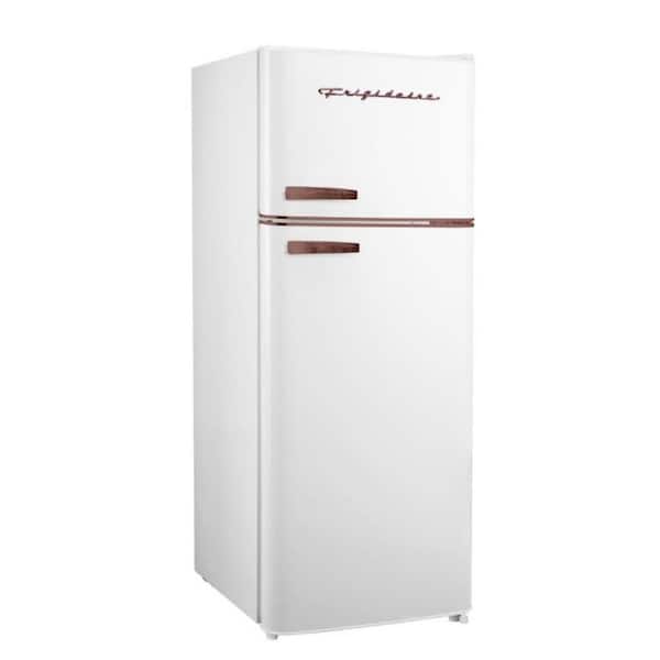 Frigidaire 21.5 in. Wide 7.5 cu. ft. Retro Mini Refrigerator with Top Freezer in White