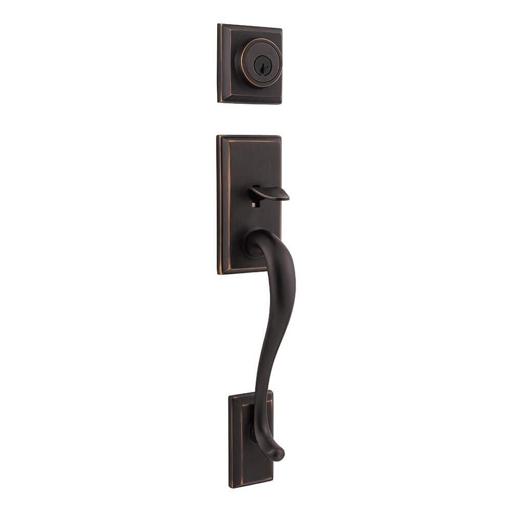 Hawthorne Venetian Bronze Keyed Entry Single Cylinder Door Handleset with Juno Doorknob Featuring SmartKey Security price history on PriceWatchPro