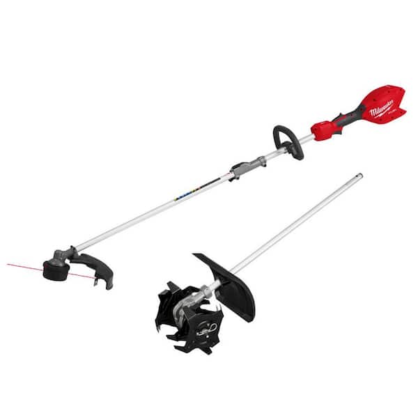 M18 FUEL 18V 16 in. Brushless Cordless Battery Powered QUIK-LOK String Trimmer w/ Cultivator Attachment