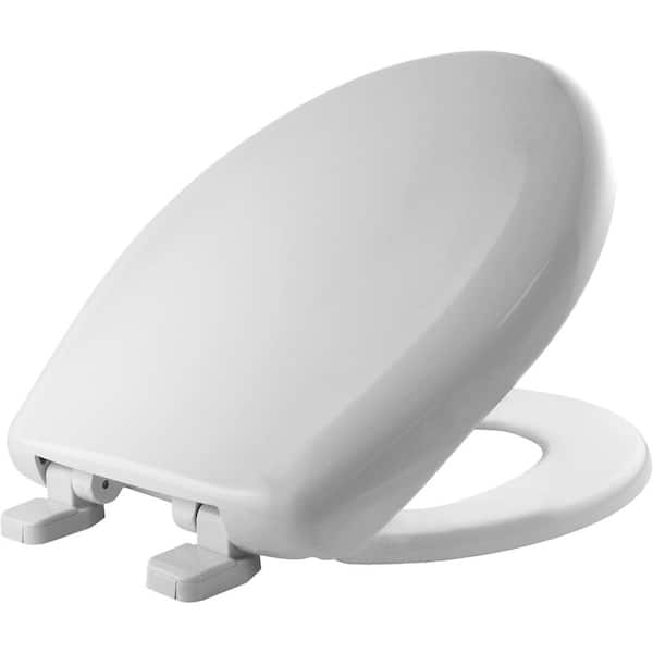 Church Round Closed Front Toilet Seat in White