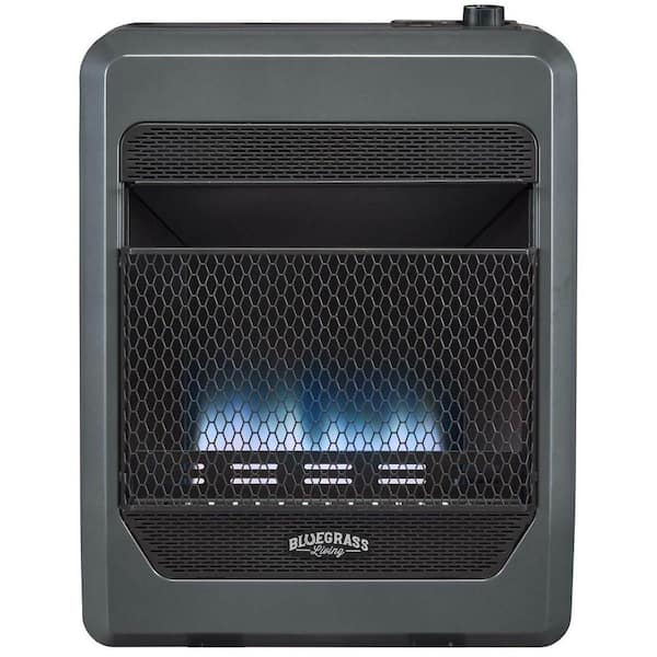 Bluegrass Living Natural Gas Vent Free Blue Flame Gas Space Heater