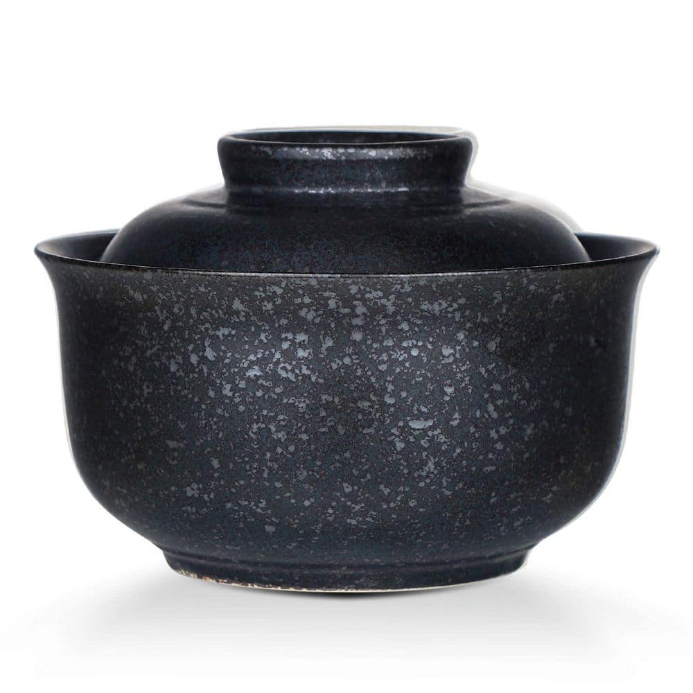 Wudkey 6.38 in. Oriental Ceramic Bowl, 28.2 fl. oz., Microwavable