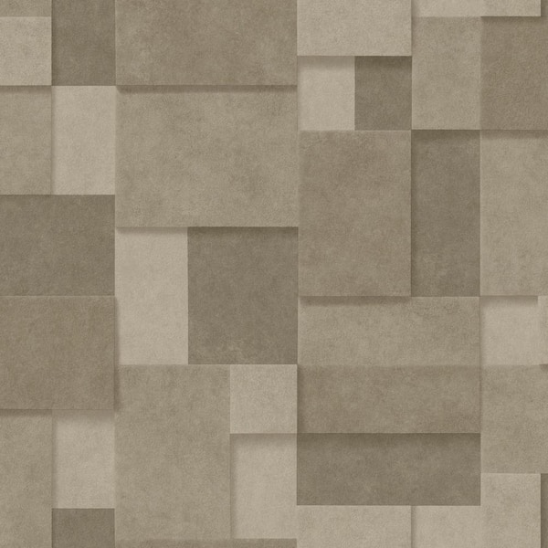 Decorline Duchamp Gold Patchwork Metallic Gold Wallpaper Sample