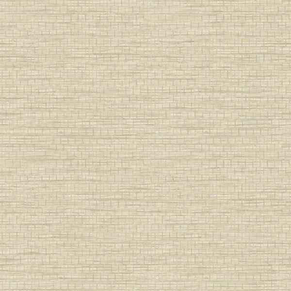 Chesapeake 10 in. W x 13 in. L Beige Wheat Plaited Grass Wallpaper Sample