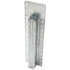 7 ft. 6 in. Galvanized Post with Clear Powdercoat (with Top Plate)