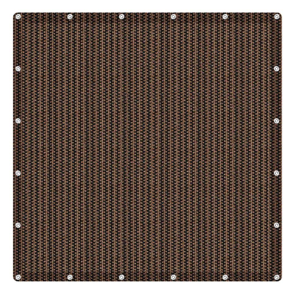 Bigroof 10 ft. x 10 ft. 90 Shade Fabric Sun Shade Cloth Privacy Screen for Outdoor Patio Garden