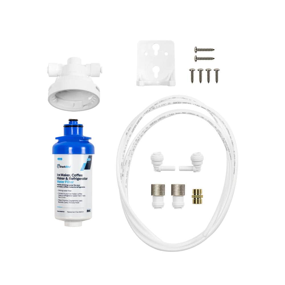 filtered. Inline Water Filter System For Refrigerator And Ice Makers CFS -  The Home Depot