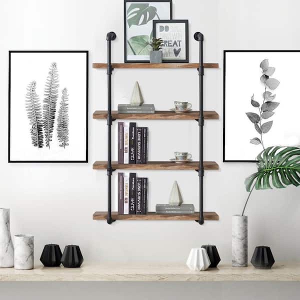 Adela Wood/metal Decorative Wall Shelf - Kate & Laurel All Things Decor :  Target