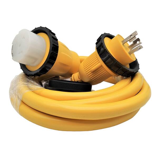 parkworld 10 ft. 10/3 STW 3Wire RV/Marine Shore Power 30 Amp to 50 Amp