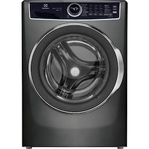 Whirlpool 4.5 cu. ft. Front Load Washer with Steam, Quick Wash Cycle and  Vibration Control Technology in Chrome Shadow WFW5605MC - The Home Depot