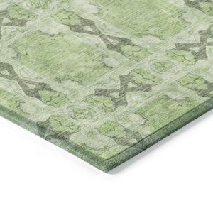 Chantille ACN564 Green 10 ft. x 14 ft. Machine Washable Indoor/Outdoor Geometric Area Rug