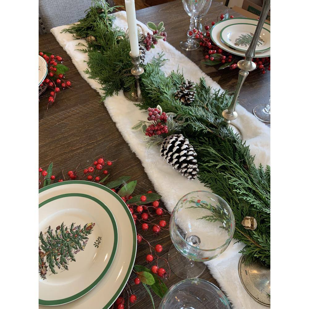 15 ft. Fresh Cut Cedar Garland 1010000322 The Home Depot