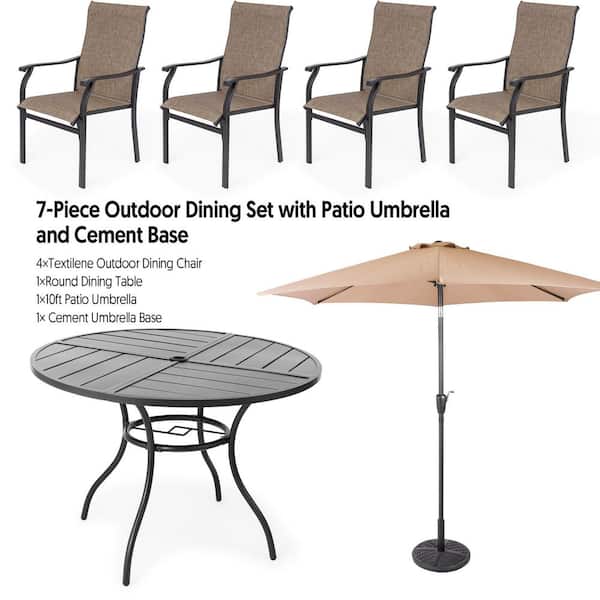 abba patio 9x11 umbrella Amazon.com: Abba Patio 9FT Lyon Outdoor Patio Umbrella Outdoor Table  Umbrella with Push Button Tilt and Crank Market Umbrella 8 Sturdy Ribs UV  Protection Waterproof for Garden Deck Backyard Pool Dark Red :