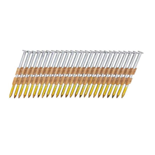 Paslode 2 in. x 0.113-Gauge 30-Degree Galvanized Ring Shank Paper Tape  Framing Nails (2,000 per Box) 650381 - The Home Depot