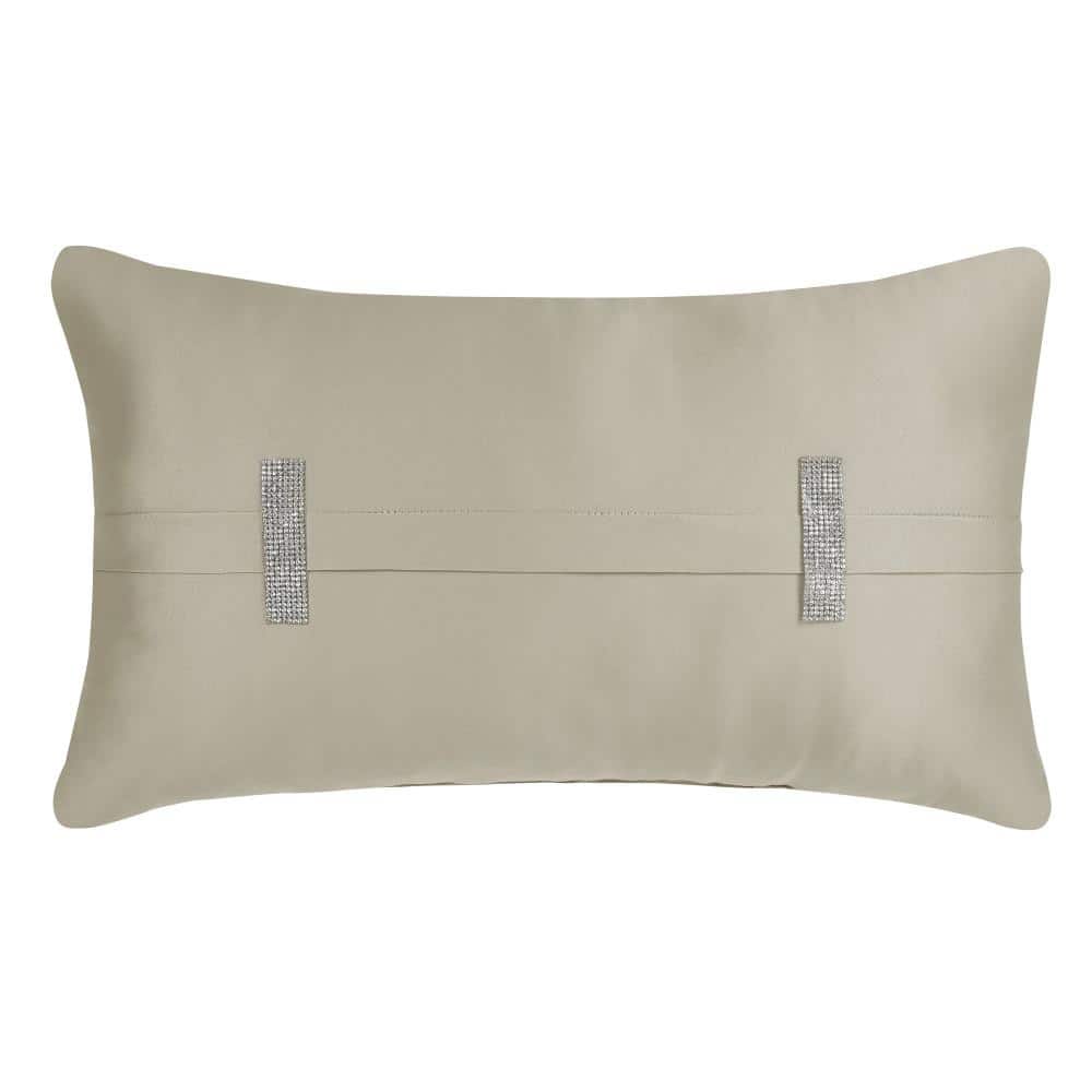 Blanchard Pebble Polyester Solid Quilted Boudoir Decorative 12 in. L x 20 i