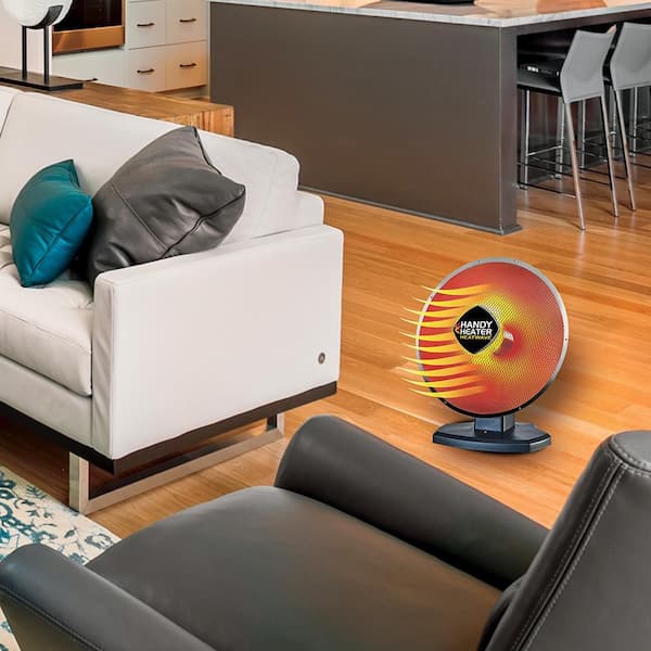 HANDY HEATER 1500-Watt 18.5 in. Electric Ceramic Parabolic Space