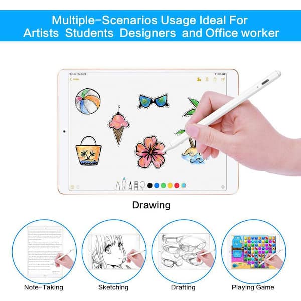 OBJLGEV Stylus Pen for Apple iPad Pencil with Palm Rejection