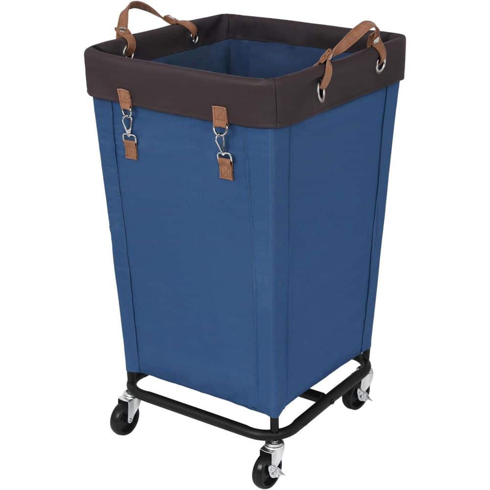 160L Laundry Basket with Wheels, Large Rolling Hampers for Clothing Organizer in Blue price history on PriceWatchPro