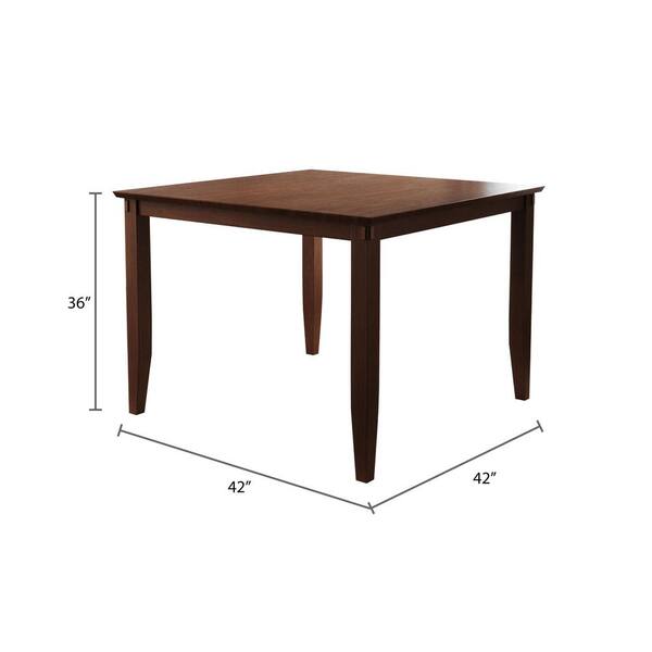 Kitchen table on sale height inches