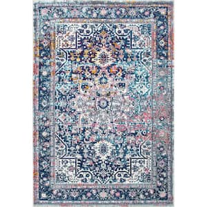 Persian Vintage Raylene Blue 10 ft. x 13 ft. Area Rug