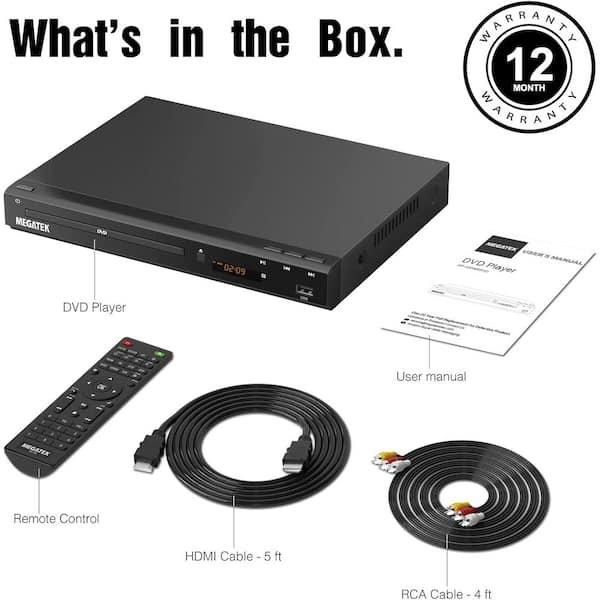 Ahfiwaso 1080P Region-Free DVD Player for TV,Plays All