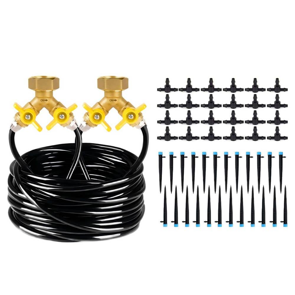 100 ft. Drip Irrigation System, 8 x 5 mm. Distribution Tubing Automatic Watering System for Garden, Greenhouse, Patio price history on PriceWatchPro