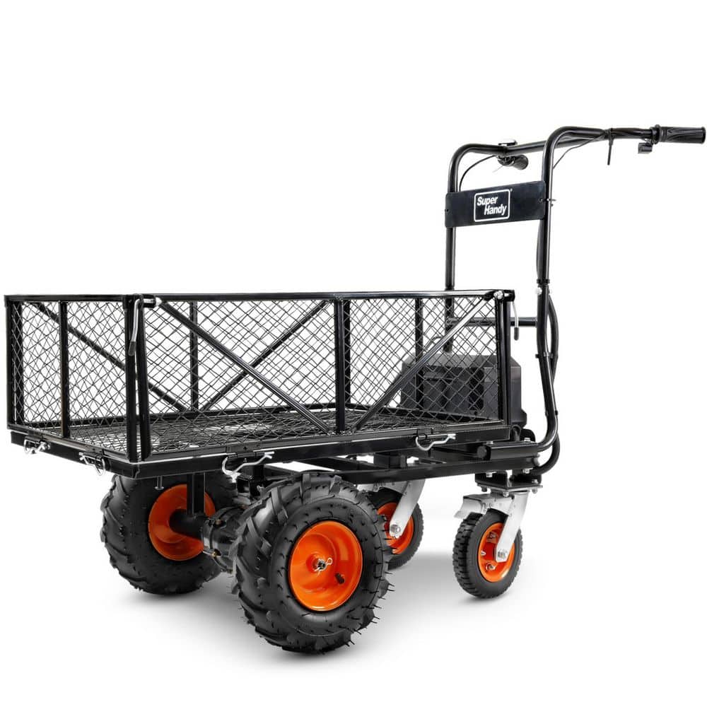 660 lbs Load + 1000 lbs Hauling Capacity Steel Bin, 48V DC Li-Ion Powered, Utility Service Cart Power Wagon Wheelbarrow price history on PriceWatchPro