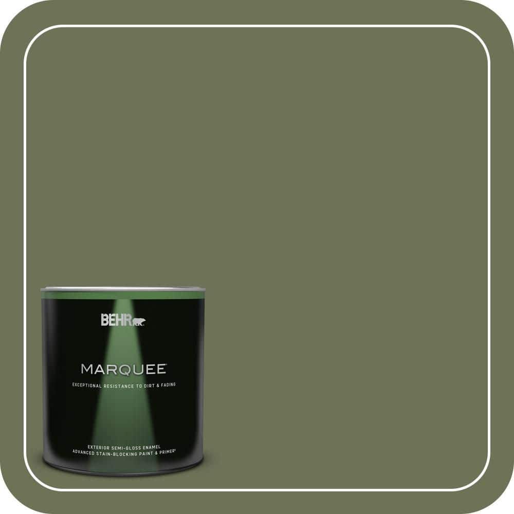 1 qt. #MQ6-53 Herb Cornucopia Semi-Gloss Enamel Exterior Paint & Primer product image for price tracking