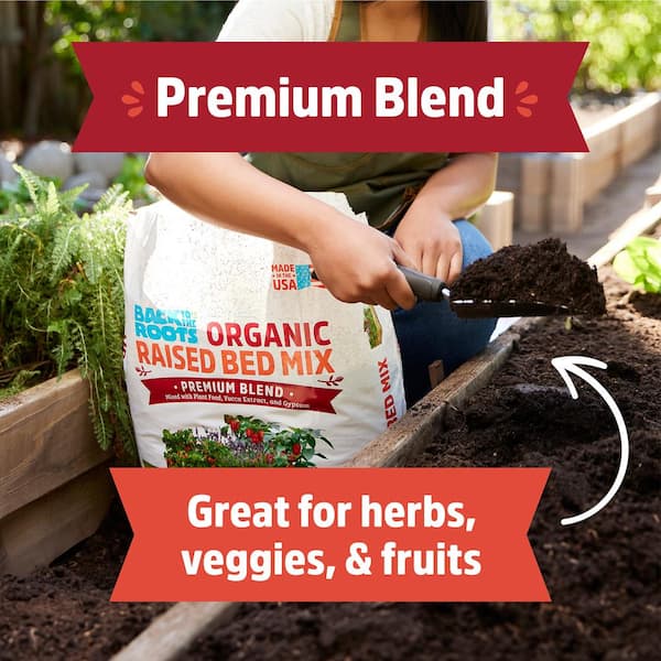 Organic Raised Bed Soil (4 1 cu.ft. Bags )