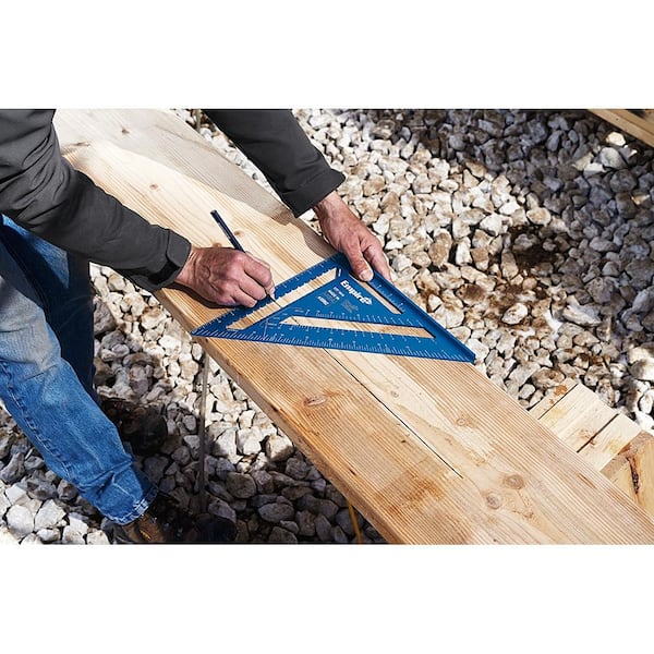 Empire - 12 in. Laser Etched Aluminum Rafter Square