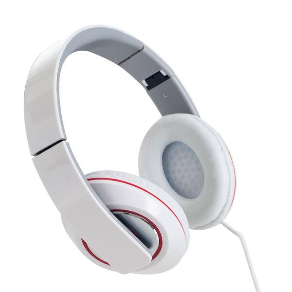 Sunbeam Stereo Bass Foldable Headphones - White