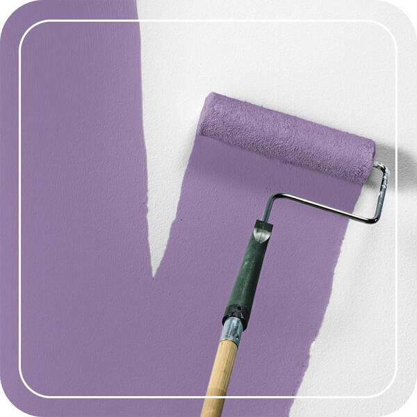 BEHR MARQUEE 1 qt. #650B-6 Elite Wisteria Matte Interior Paint & Primer  145404 - The Home Depot