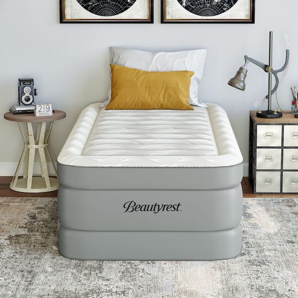 Beautyrest Luxaire 20 in. Twin Raised Air Mattress with Auto Shut