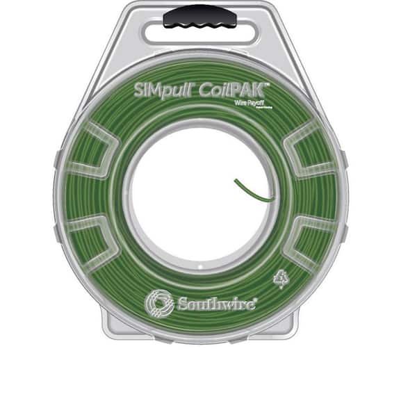 1250 ft. Green 10/1 STR CU CoilPAK SIMpull THHN Wire