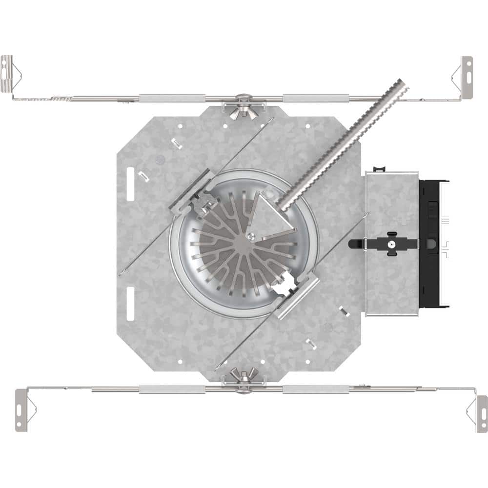 4'' Silver LED Recessed Lighting Kit with Adjustable Lumens
